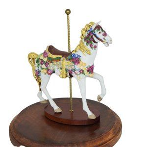 Franklin Mint 1988 The Treasury of Carousel Art: American Beauty Horse